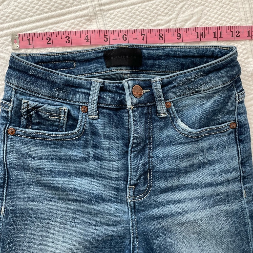 Buckle Black Fit No. 35 Ankle Skinny High Rise Denim Jeans Madagascar 2 Size 24 - Picture 13 of 15